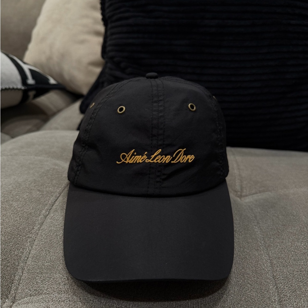 Aimé Leon Dore Black Strapback Hat